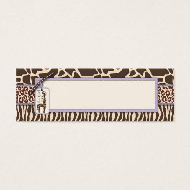 Safari Chica LAV Skinny Gift Etiqueta 2 (Frente)