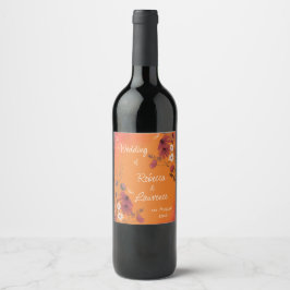 Saffron Sky Wildflowers - etiqueta del frasco de v