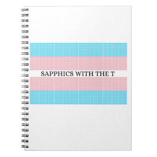 Sáficas con el cuaderno T 4.0