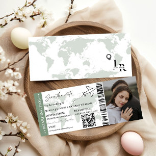 Sage Boda con tarjeta de embarque ahorra el billet