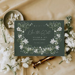 Sage Garden Salve La Invitación Del Boda De Fechas<br><div class="desc">Nuestra tarjeta de invitación para guardar la fecha boda cuenta con elegantes letras de guión y elementos de jardín botánico verde sabio para la forma más hermosa de anunciar su compromiso. Este artículo forma parte de nuestra suite boda de Tieghan T100, por favor, compre nuestra tienda para productos a juego....</div>