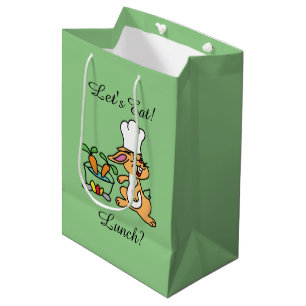 Sage Green Bunnie cooking Bolsa de almuerzo