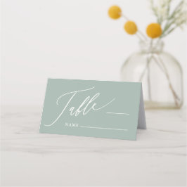 Sage Green Cross Boy Baptism Doble tarjeta de luga