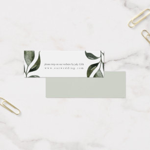 Sage Green deja sitio web Boda RSVP