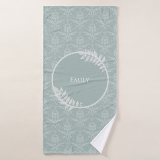 Sage Green Elegant Damask Personalizado