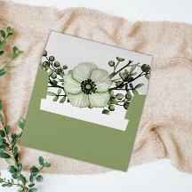 Sage Green Floral Boho Boda