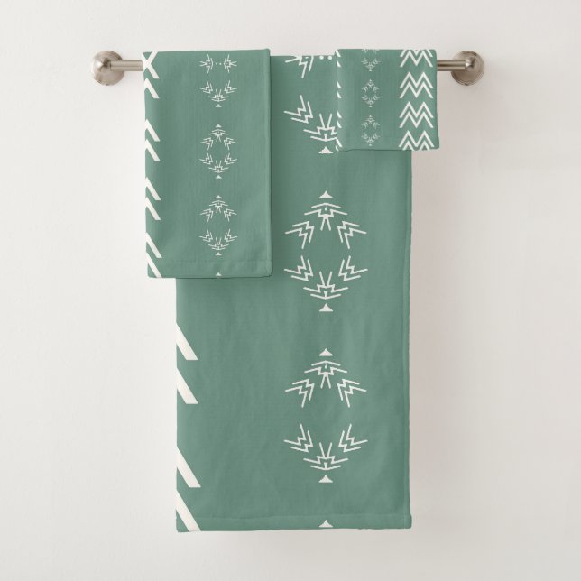 Sage Green Mud-Cloth (In situ)