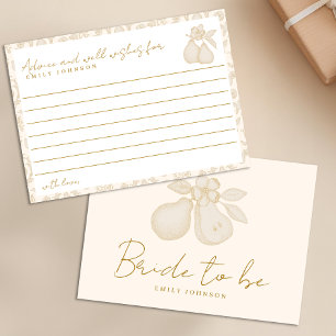 Sage Green Perfect Pear Bridal Ducha Tarjetas de C
