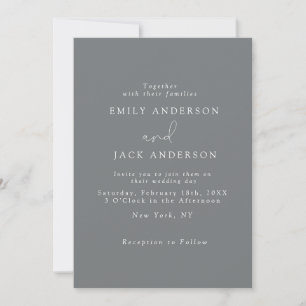 Sage Modern Elegance Moda Invitación a la boda