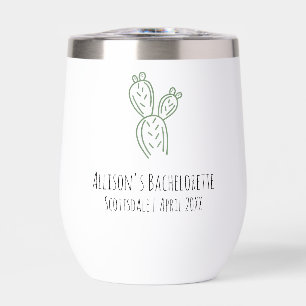 Sage Pricky Pear Cactus Bachelorette Favor