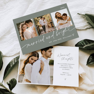 SAGE Tarjeta De Festividad Para Bodas Casados Y Lu