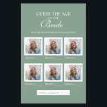 Sage Verde Adivina La Edad De La Novia Hoja De Pap<br><div class="desc">Sage Verde Adivina La Edad De La Novia Hoja De Papel</div>