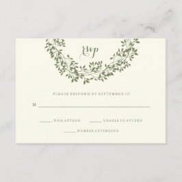 Sage y Ivory Rustic Botanath Wreath RSVP