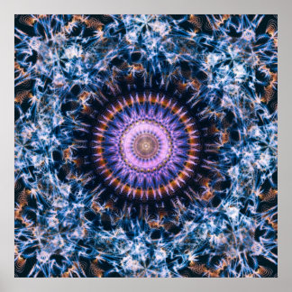 Sagitario A Mandala de Arte Espacial Abstracto Lum