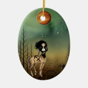 Sagitario - chicas del zodiaco - ornamento