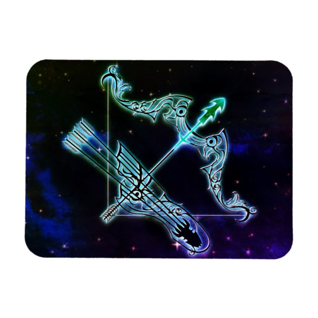 sagitario el imán zodiaco arquero (Horizontal)