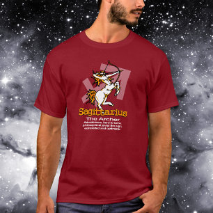 Sagitario la camiseta de la astrología del zodiac