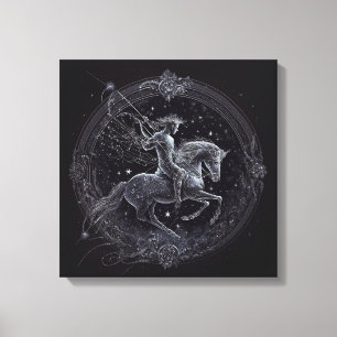 Sagittarius—Impresión de lienzo del 22 de noviembr