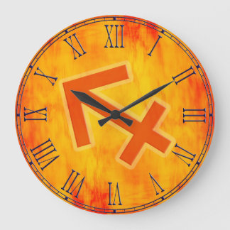 Sagittarius señal de fuego zodiac reloj de pared