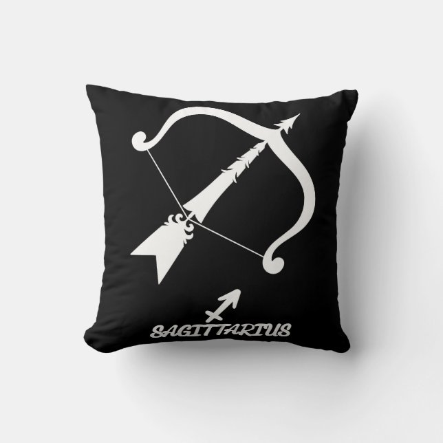 Sagittarius Silhouette Cojín decorativo reversible (Anverso)