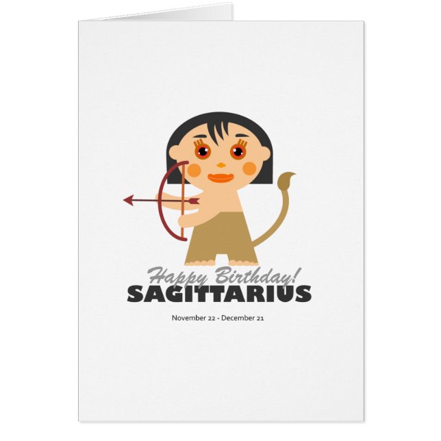 Sagittarius Zodiac para los niños (Frente)