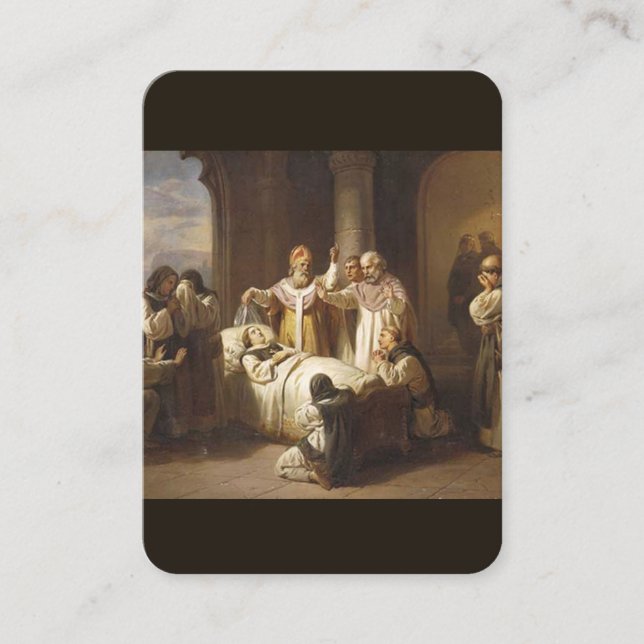 Sagrada Oración por la tarjeta de oración de los m (Anverso)