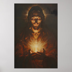 Sagrado Corazón De Jesucristo Arte Pintura