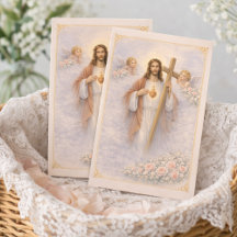 Sagrado Corazón de Jesús Cruz Ángeles Florales