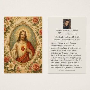 Sagrado Corazón de Jesús Oración Fúnebre Española
