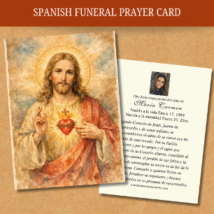 Sagrado Corazón de Jesús Oración Funeraria Español