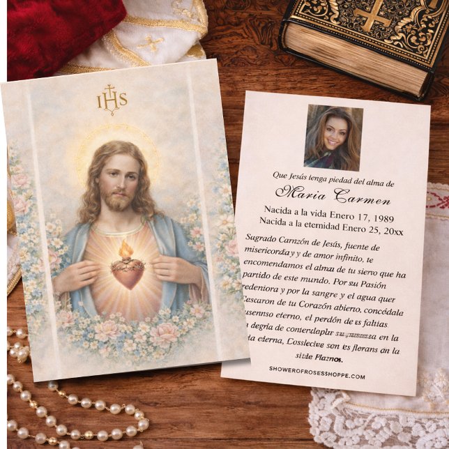 Sagrado Corazón de Jesús Oración Funeraria Español (Subido por el creador)