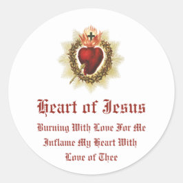 Sagrado Corazón de Jesús Pegatinas