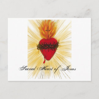 Sagrado Corazón de Jesús- postal