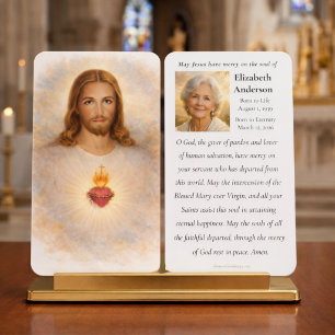 Sagrado Corazón Jesús Memorial Foto Oración