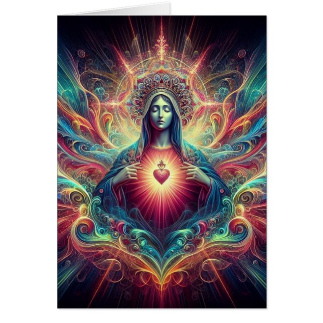 Sagrado Corazón Psicodélico de María (Frente)