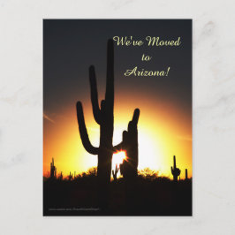 Saguaro con Estrella Solar, Anuncio de Nueva Direc