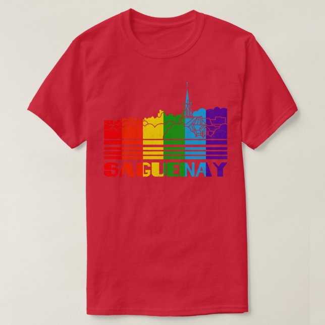 Saguenay Orgullo de la camiseta Saguenay regalo LG (Diseño del anverso)