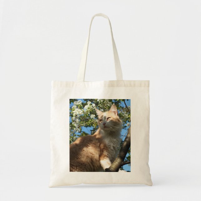 Sahara Cat En Una Bolsa De Toque De Árbol (Frente)