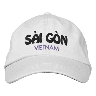 Saigón, gorro de béisbol bordado en Vietnam