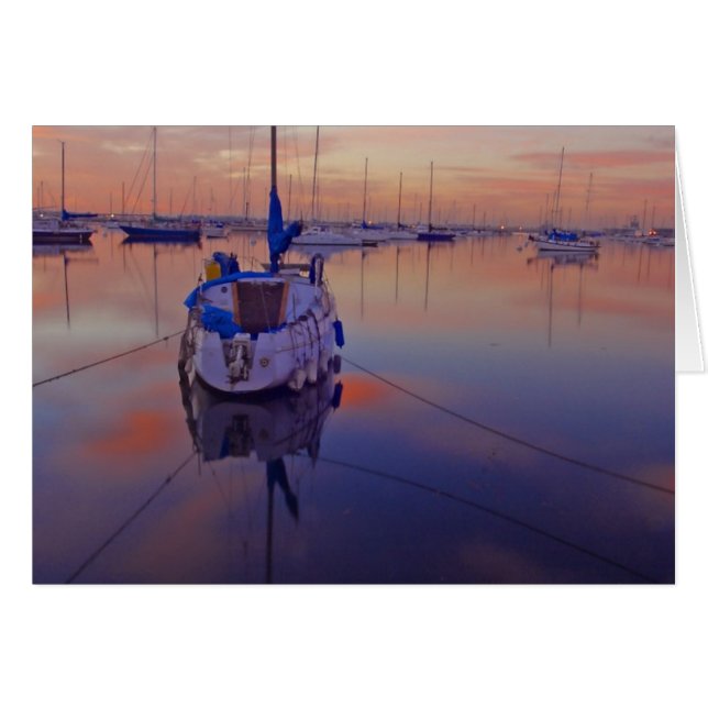 Sailboat Sunrises (Anverso (Horizontal))