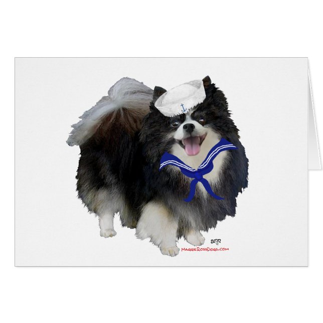 Sailor Pomeraniano Negro (Anverso (Horizontal))