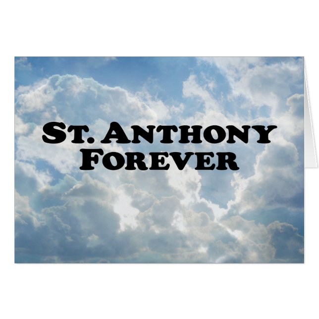 Saint Anthony Forever - Básico (Anverso (Horizontal))