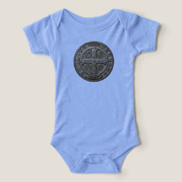 Saint Benedict Catholic Baby Bodysuit