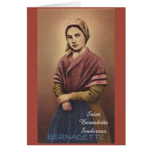 Saint Bernadette Soubirous (Frente)