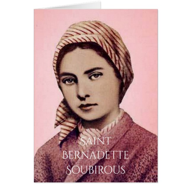 SAINT BERNADETTE SOUBIROUS (Frente)