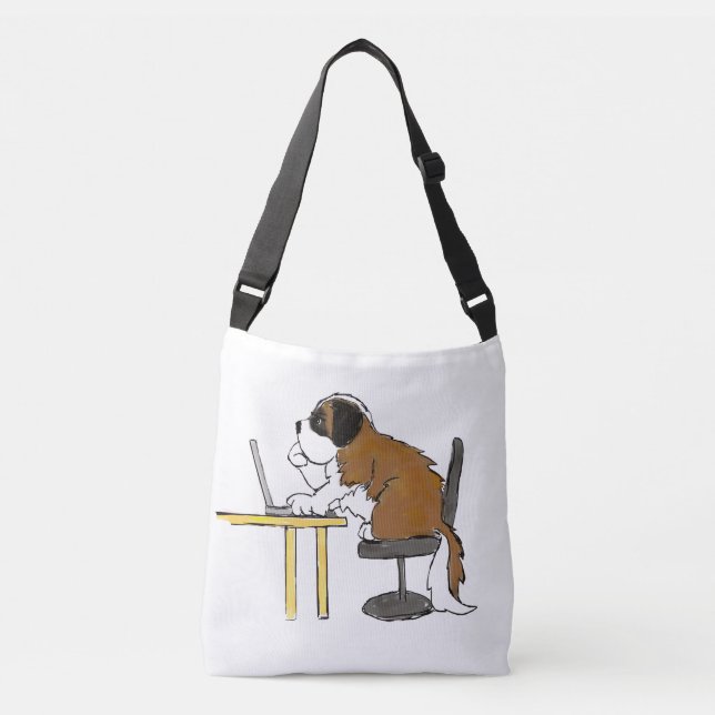 Saint Bernard - Bolsa Escolar Slobbers (Anverso)