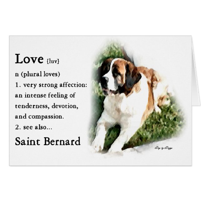 Saint Bernard Lovers (Anverso (Horizontal))