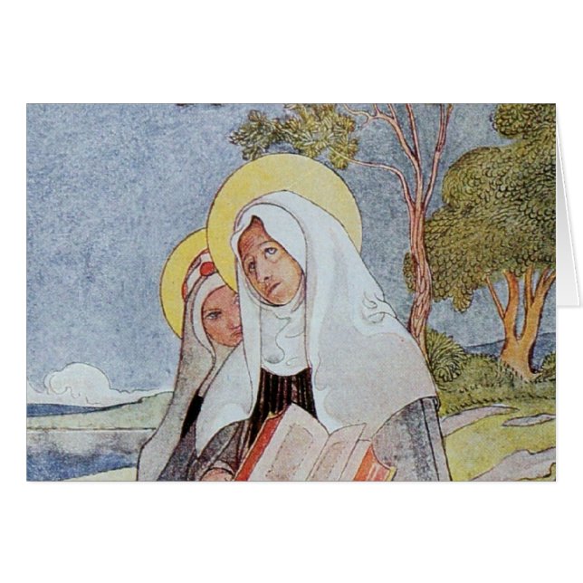 Saint Bridget y Deer (Anverso (Horizontal))