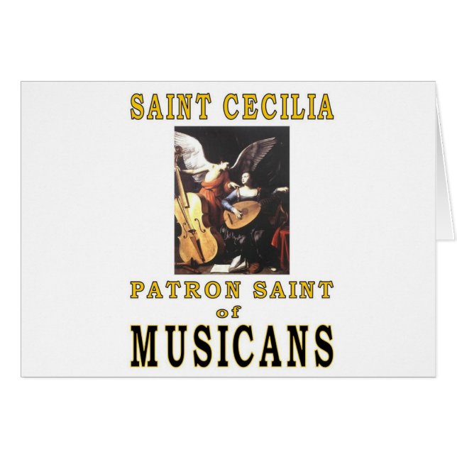 SAINT CECILIA (Anverso (Horizontal))