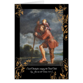 Saint Christopher con Cristo infantil